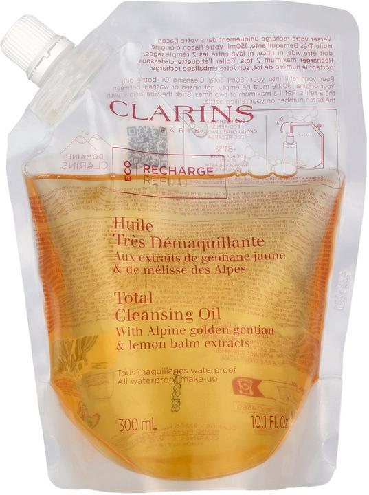 Image du produit Clarins Huile Nettoyante Totale Recharge Eco (Huile nettoyante, 300 ml)