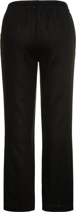 Actual product image Ulla Popken Drawstring Elastic Waist Mary Fit Linen Pants (62)