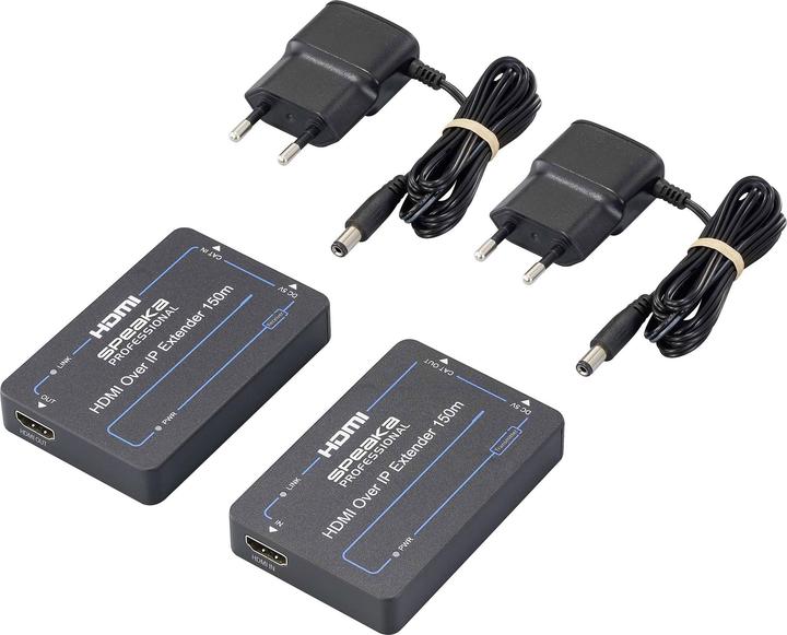 Image du produit SpeaKa Professional SP-HDE-301 HDMI® HDMI Extender über Netzwerkkabel RJ45 (Rallonge)