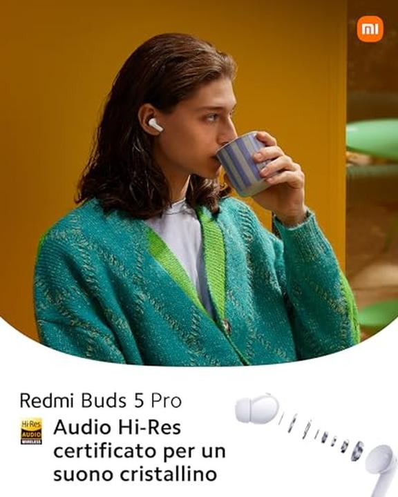 Image du produit Xiaomi Redmi Buds 5 Pro (ANC, 10 h, Sans fil)