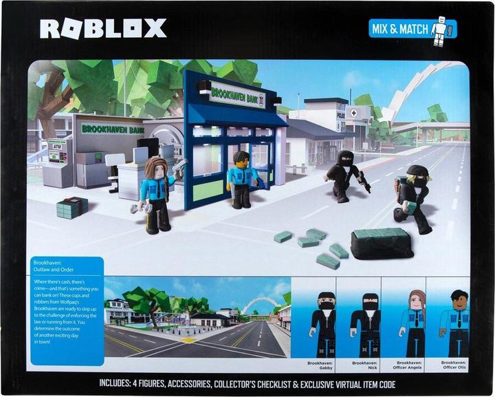 Immagine prodotto Jazwares Roblox DX Play Set Brookhaven Outlaw e Order