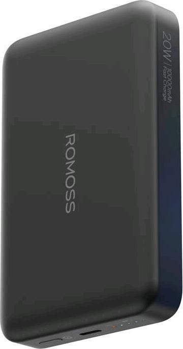 Actual product image Romoss Powerbank WSC10 10000mAh 20W (black) (10000 mAh, 20 W, 37 Wh)