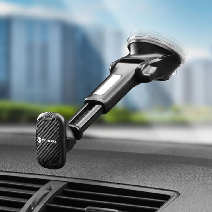 Actual product image Forcell CARBON H-CT327 magnetic car holder for windscreen