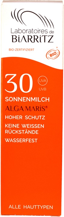 Immagine prodotto Laboratoires de Biarritz Latte solare viso e corpo (Latte solare, SPF 30, 100 ml, 151 g)
