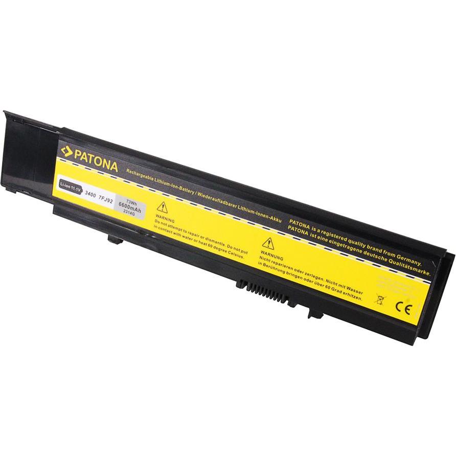 Patona 2314 (9 cubicoli, 6600 mAh), Batteria per notebook, Nero