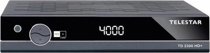 Telestar TD 2300 HD+ Receiver (HDMI, USB, 4000 programme memory positions, 4-digit LCD display) used / g (4000 GB, DVB-S2)