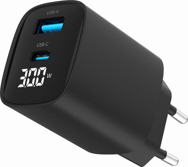 Produktbild Gembird TA-UC-PDQC30LCD-BK-01 (30 W)