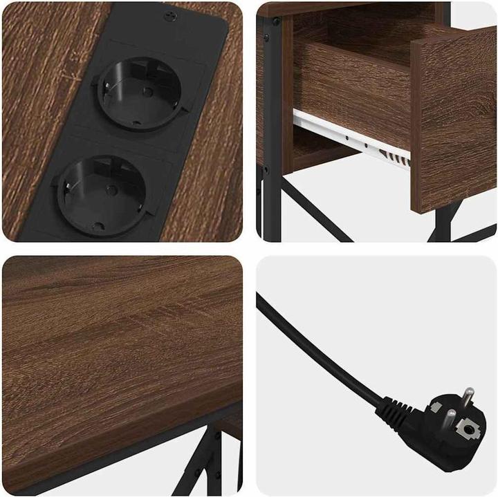 Actual product image vidaXL Modern desk (79 x 120 x 86.50 cm)