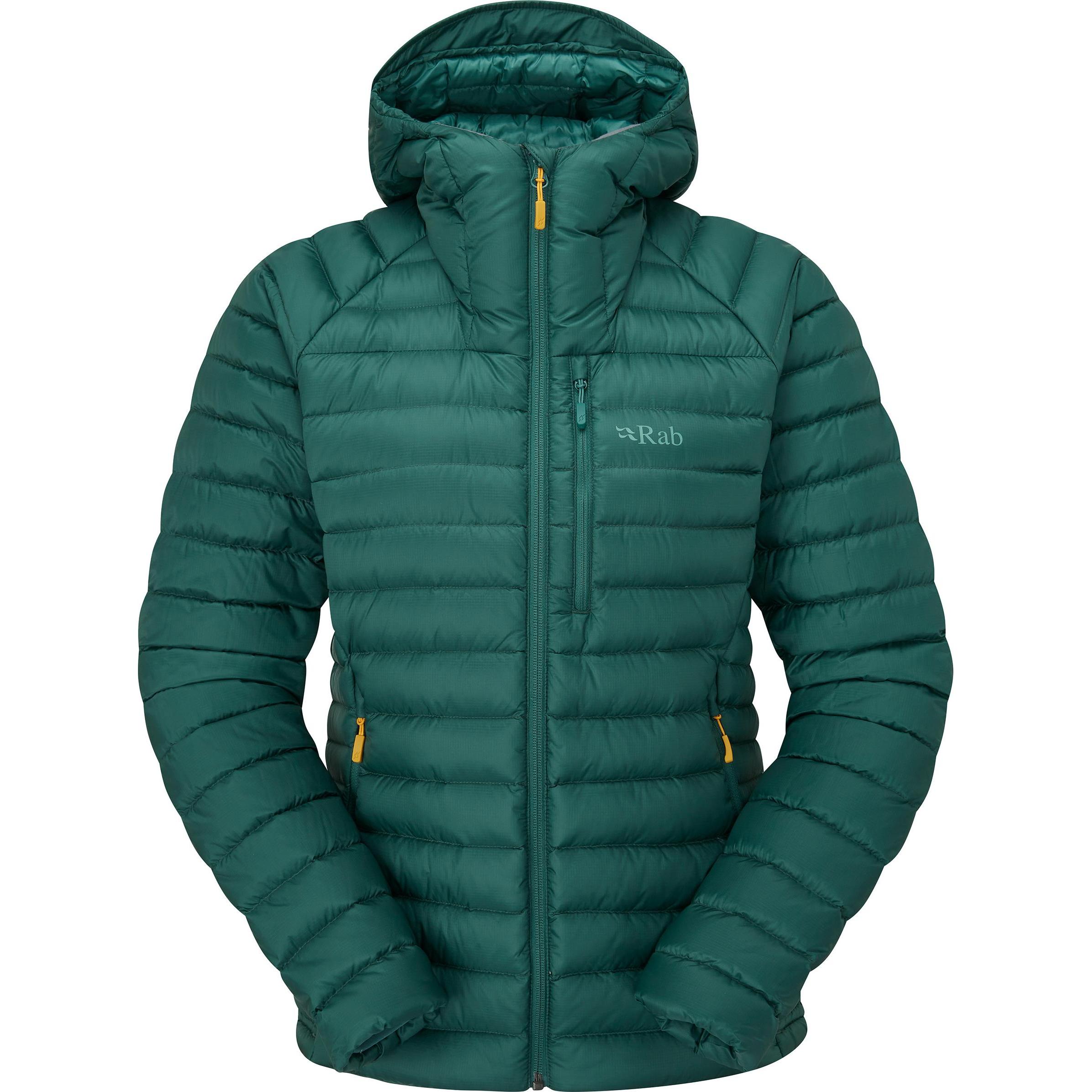 Rab, Damen, Jacke, Women's Microlight Alpine Jacket (16), Grün, 16