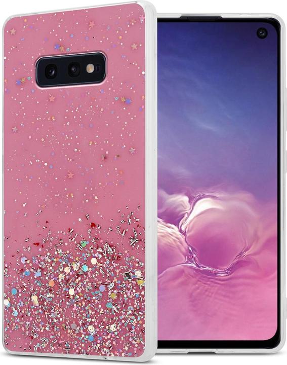 Actual product image Cadorabo TPU cover sparkling glitter (Samsung Galaxy S10e)