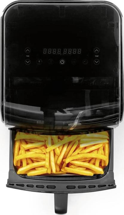 Actual product image Gourmetmaxx Heissluftfritteuse mit Sichtfenster & Panoramadach