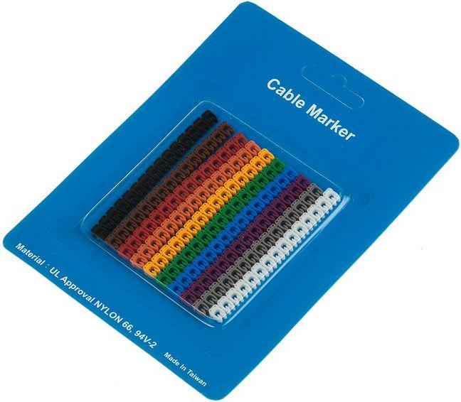 Produktbild RS PRO Clip on Nylon 66 Cable Marker Pk Mixed