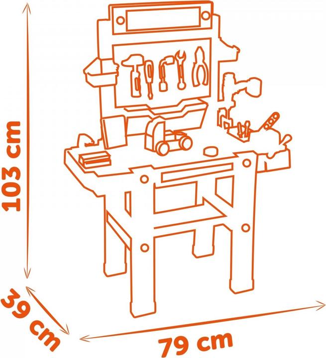 Actual product image Smoby B+D Bricolo Ultimate Workbench