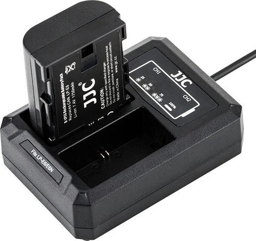 Image du produit JJC Chargeur double USB pour Canon LP-E6N (Chargeur de batterie d'appareil photo)