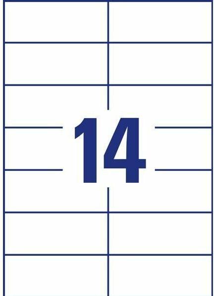 Actual product image Avery Universal labels