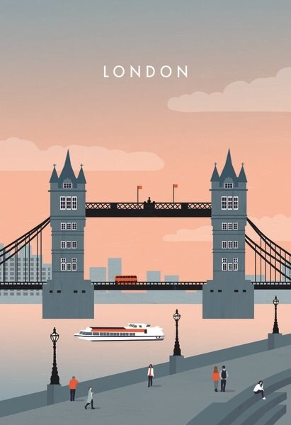 Produktbild Ravensburger Puzzle 12001375 - London - 99 Teile Puzzle Moment für Erwachsene und Kinder ab 14 (99 Teile)
