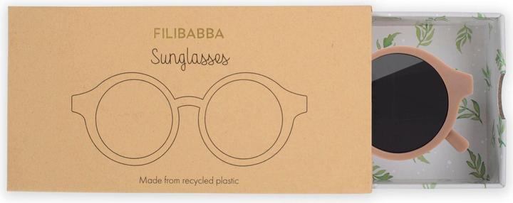Immagine prodotto Filibabba Occhiali da sole in plastica riciclata per bambini 4-7 anni - Stucco