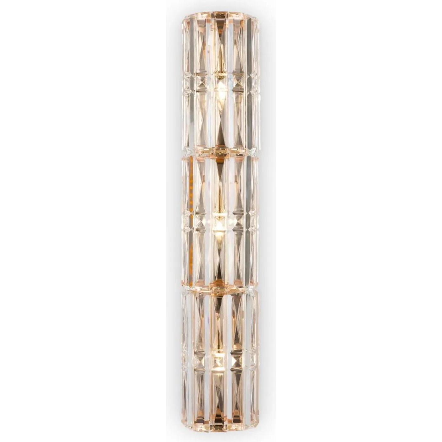 Maytoni, Wandleuchte + Deckenleuchte, Facet Wandleuchte, Wandlampe 3x E14 Gold-Farbe (E14)