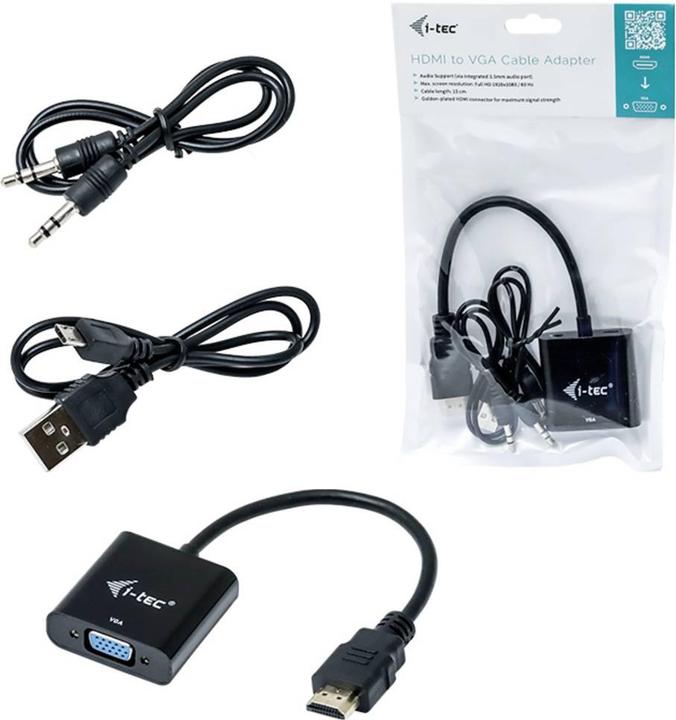 Produktbild i-tec HDMI zu (VGA, 15 cm)