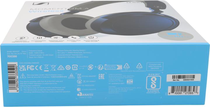 Image du produit Sennheiser Momentum 4 Wireless (ANC, 60 h, Filaire, Sans fil)