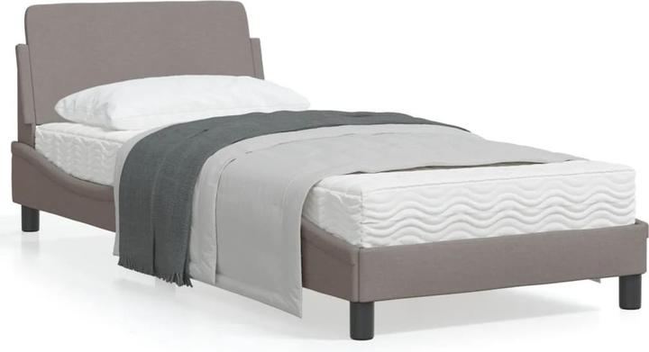 Image du produit VidaXL Cadre de lit avec tête de lit en tissu (80 x 200 cm)
