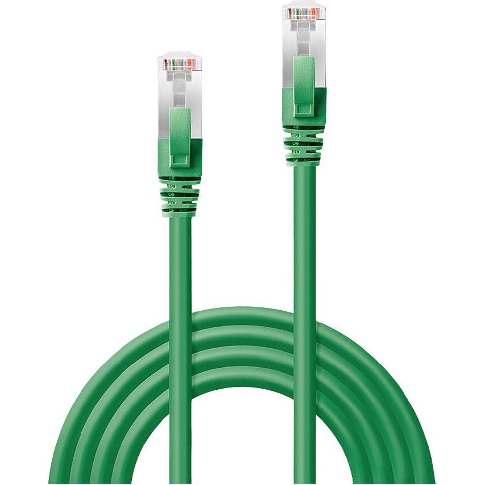 Thumbnail - Lindy 15m Cat.6A S/FTP LSZH Netzwerkkabel Grün (S/FTP, CAT6a, 15 m), Netzwerkkabel