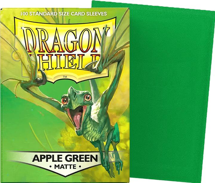 Actual product image Arcane Tinman ART11018 - Matte - Apple Green (100) Card Sleeves