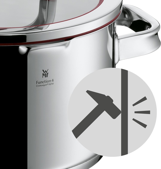 Actual product image WMF 0760556380 POT SET 5 PCS FUNCTION 4 (24 cm, Pan set + pot set, Stainless steel)