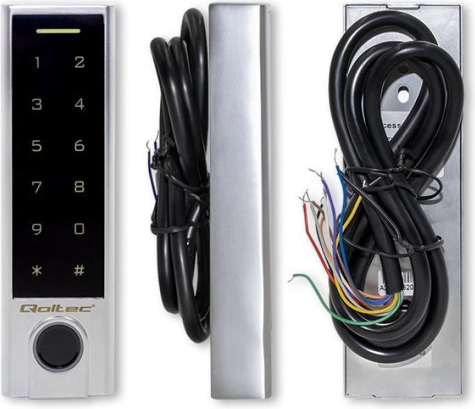 Produktbild Qoltec N--QOLTEC 52448 Code lock TITAN with f (Bluetooth, Elektronische Zahlenkombination, Fingerabdruck, Schlüsselkarte)