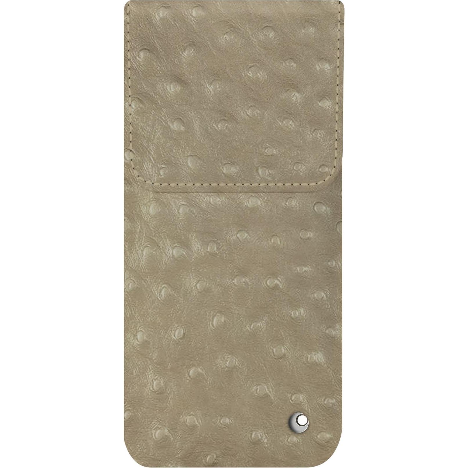 Noreve Lederschutzhülle (Samsung Galaxy S25+), Smartphone Hülle, Beige