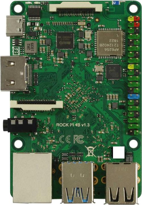 Actual product image Allnet Rock Pi 4 Model A (without WLAN/Bluetooth/PoE)