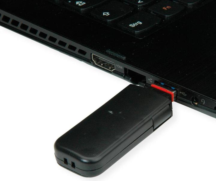 Actual product image Roline USB type A port blocker, 4x lock and 1x key