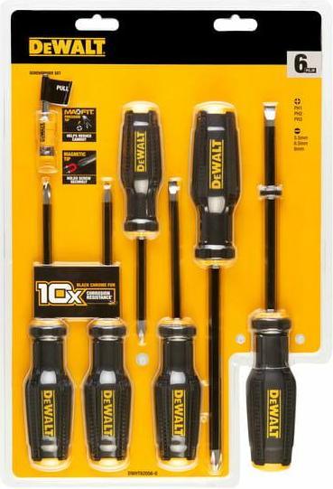 Productafbeelding DeWalt Set van 6 FULFITO schroeven met magneet (DWHT62056-0)