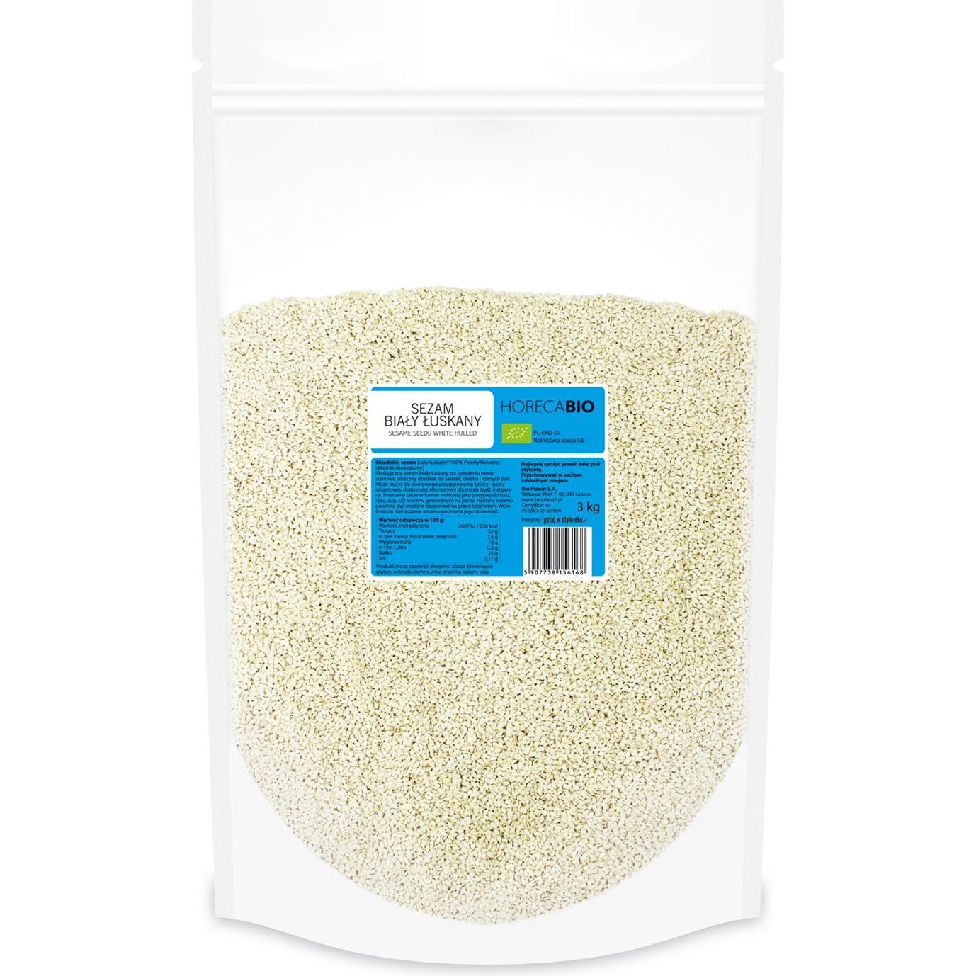 Horeca Sesam weisse geschälte Biografie 3 kg - (37731198)