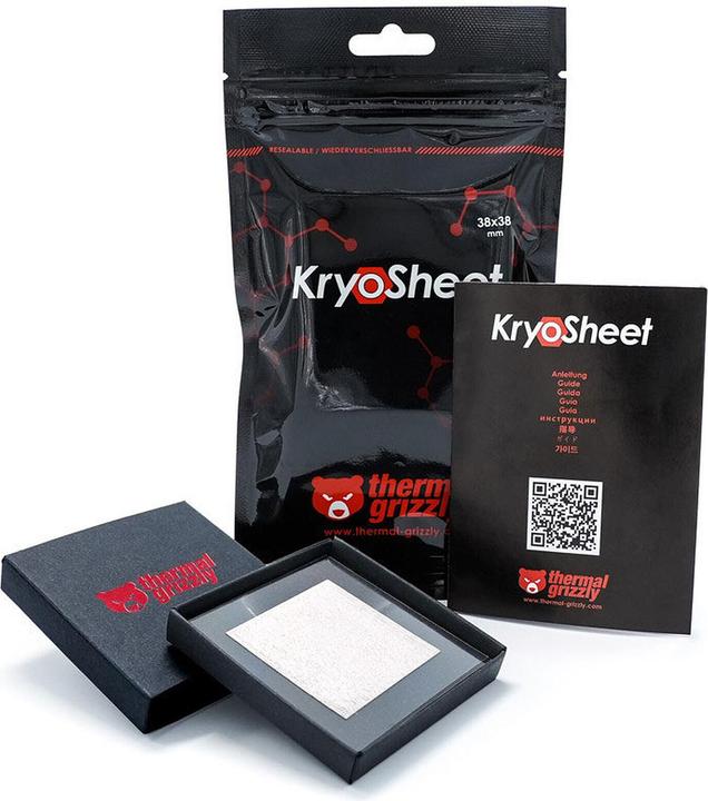Actual product image Thermal Grizzly KryoSheet 44x37 mm (0.20 mm)