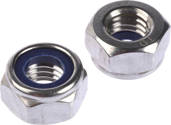 Image du produit RS PRO Écrous autobloquants M10 (M10)