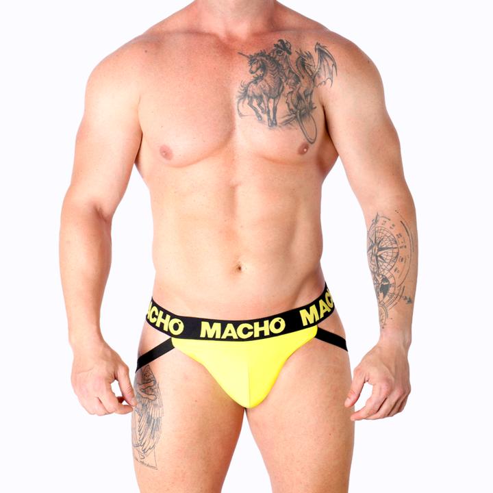 Actual product image Macho Underwear Macho - Mx25a Jock Lycra Yellow XL (XL)