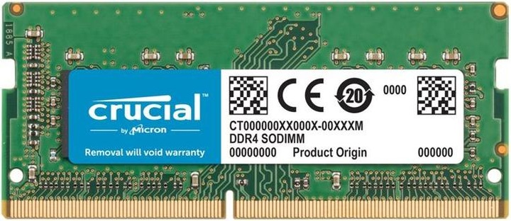 Actual product image Crucial Memory for Mac (1 x 8GB, 2400 MHz, DDR4-RAM, SO-DIMM)