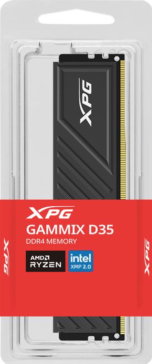 Produktbild Adata DDR4 32GB 3200-16 XPG D35 bk Single Tray (1 x 32GB, 3200 MHz, DDR4-RAM, U-DIMM)