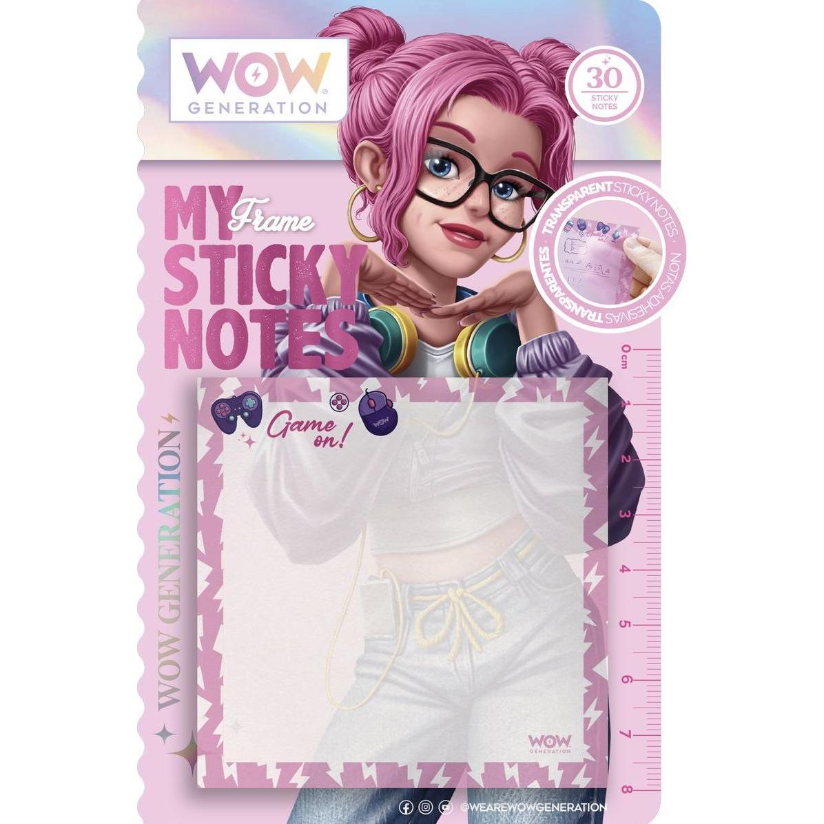 Thumbnail - Magni, Haftnotiz, WOW GENERATION Haftnotizen transparent