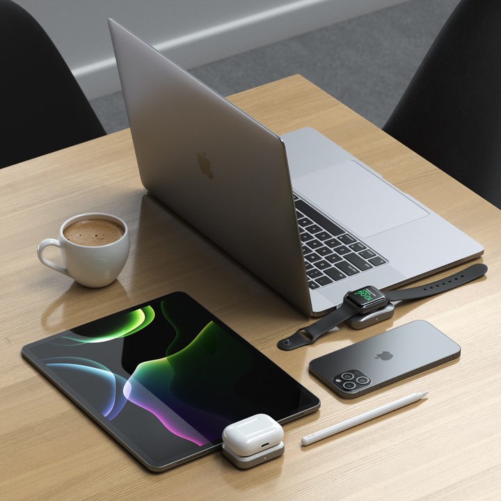 Actual product image Satechi USB-C Charging Dock for Airpod & AppleWatch (2.50 W)