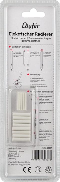 Image du produit Läufer Gomme crayon électrique