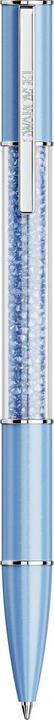 Image du produit Swarovski Crystalline Kugelschreiber ReCreated Kristalle Blau lackiert verchromt (Argent, Bleu)
