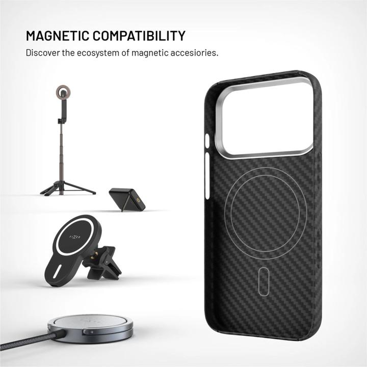 Immagine prodotto Fixed MagVelar per Apple iPhone 17 Pro, nero (Apple iPhone 17 Pro)