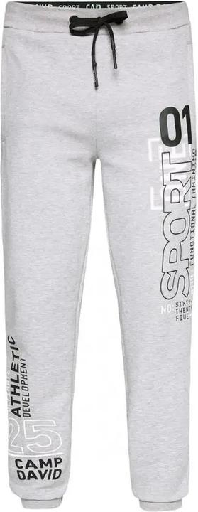 Produktbild Camp David Hose Jogginghose mit Rubber Prints und Elastikbund mit Tunnelzugband in Regular Fit (M)