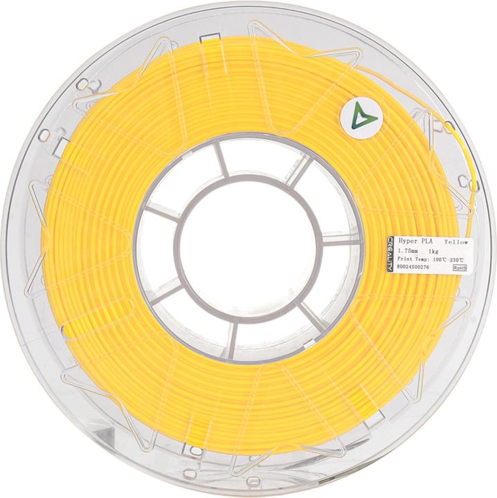 Actual product image Creality Pla Rfid Yellow Hyper Series 3d Filament (PLA, 1.75 mm, 1000 g, Yellow)