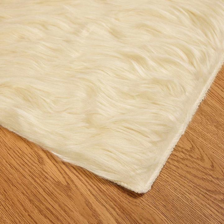 Produktbild vidaXL Kunstschaffell Teppich (100 x 200 cm)
