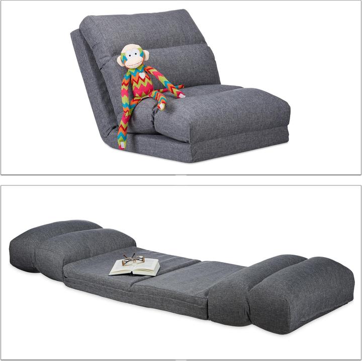 Immagine prodotto Relaxdays Poltrona cuscino materassino (130 x 60 cm)