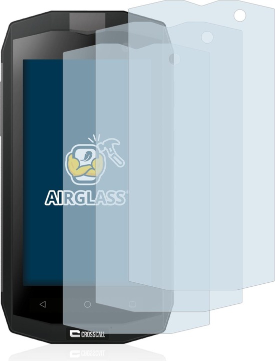 Actual product image BROTECT AirGlass Glass (3 Piece, Crosscall Trekker M1 Core)