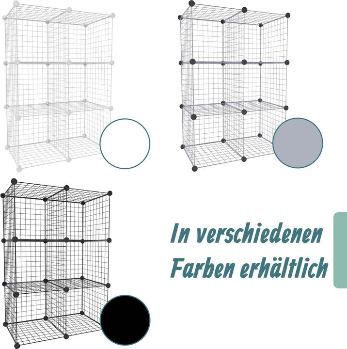 Image du produit Relaxdays étagère modulable (75 x 37 x 110 cm)